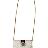 Gucci White Raja Mini Chain Shoulder Bag