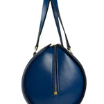 Louis Vuitton Blue Epi Soufflot Handbag
