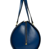 Louis Vuitton Blue Epi Soufflot Handbag