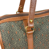 Yves Saint Laurent Vintage Brown Leather Woven Hand Bag