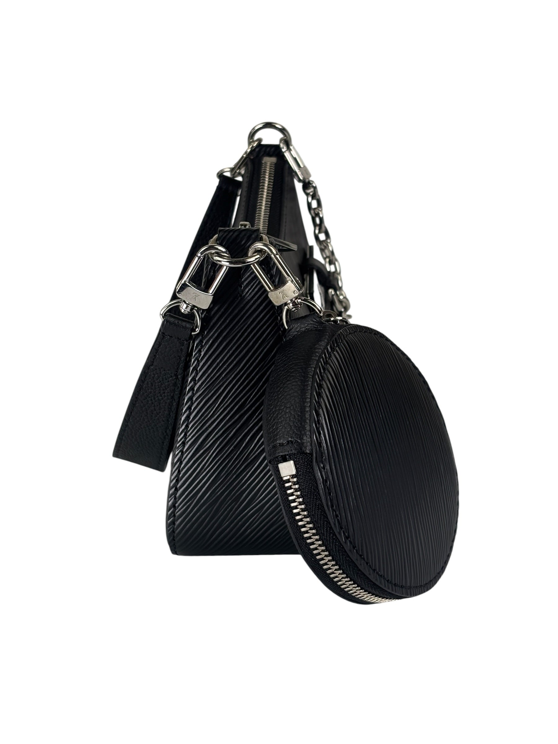 Louis Vuitton Black Epi Leather Marellini Pochette