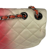 Chanel Quilted Caviar Ivory/Pink Ombre Jumbo Flap 2013
