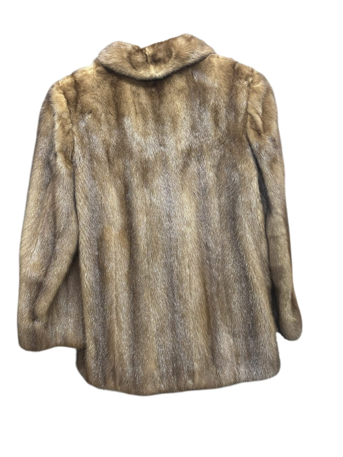 Vintage Light Brown Mink Fur Coat