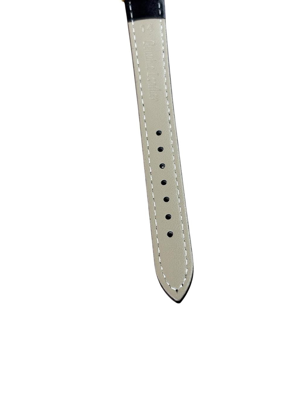 Gucci 6300L Champagne Dial Horsebit Black Leather Strap