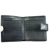 Gucci GG Vintage Black Guccissima Sukey French Flap Wallet