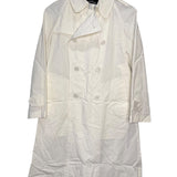Comme des Garcons White Trench Coat