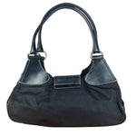 Prada Black Nylon Tessuto Shoulder Bag