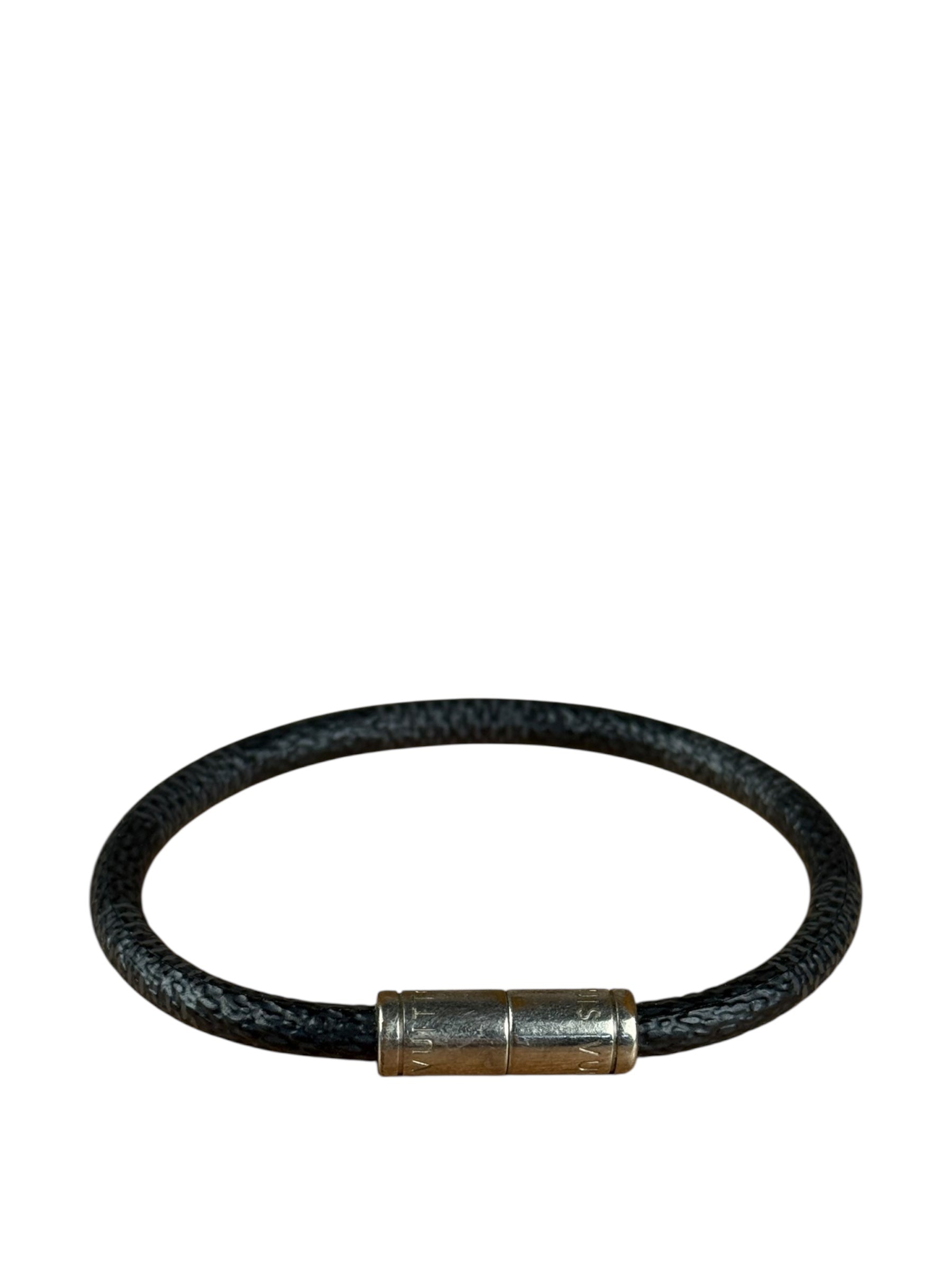 Louis Vuitton Damier Graphite Keep It Bracelet