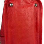 Chanel Red Quilted Leather Natural Beauty Chain Tote 2010