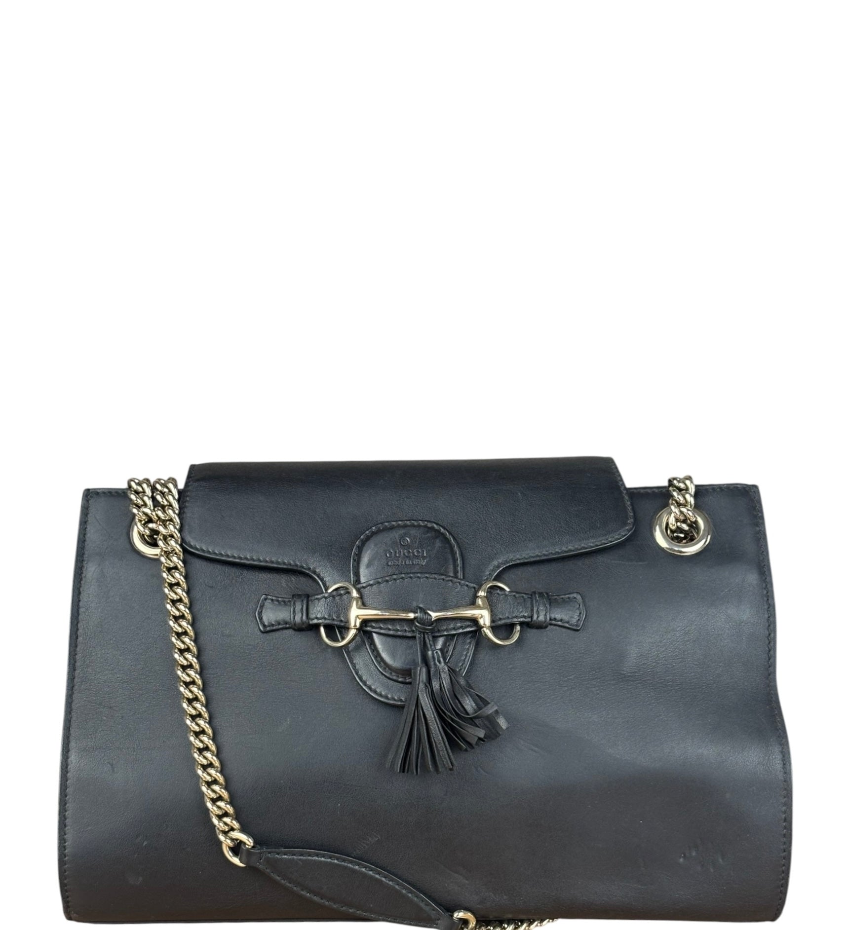 Gucci Black Emily Leather Shoulder Bag