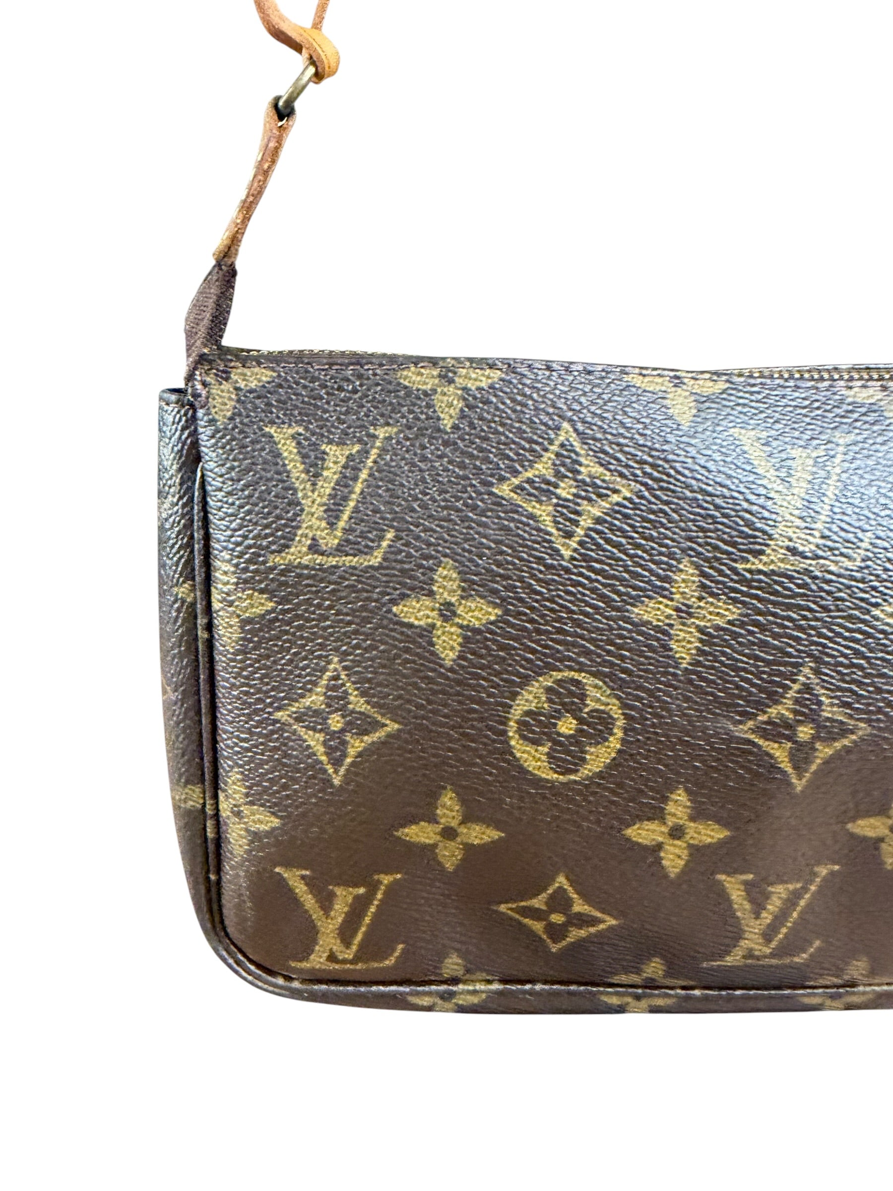 Louis Vuitton Monogram Pochette Replaced LV Strap