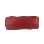 Fendi Red Grained Leather Etniko Shoulder Bag