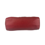 Fendi Red Grained Leather Etniko Shoulder Bag