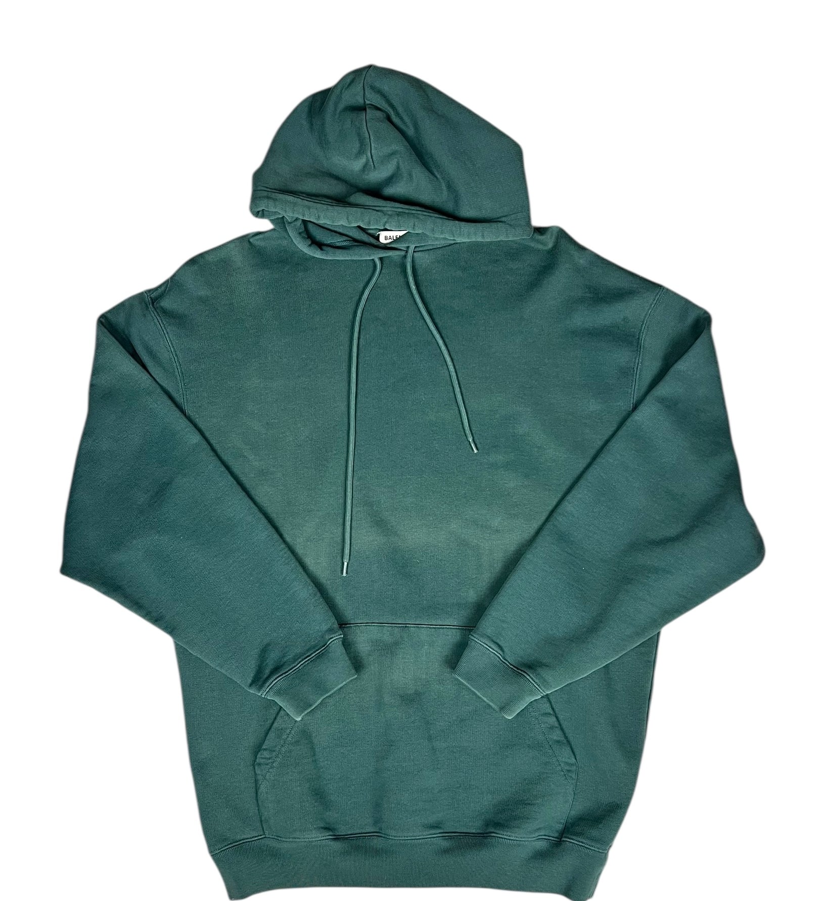 Balenciaga Back Logo Hoodie Green