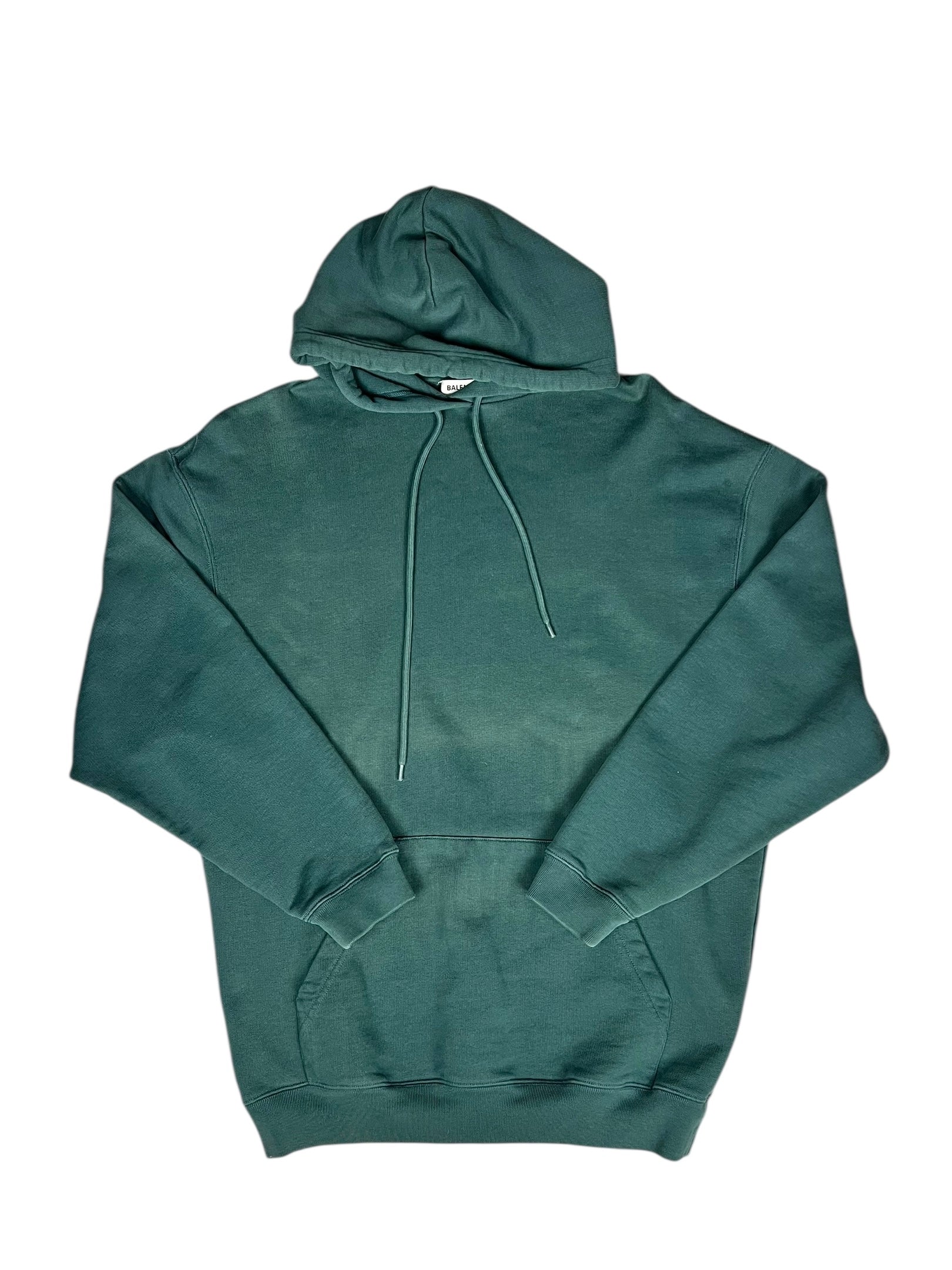 Balenciaga Back Logo Hoodie Green