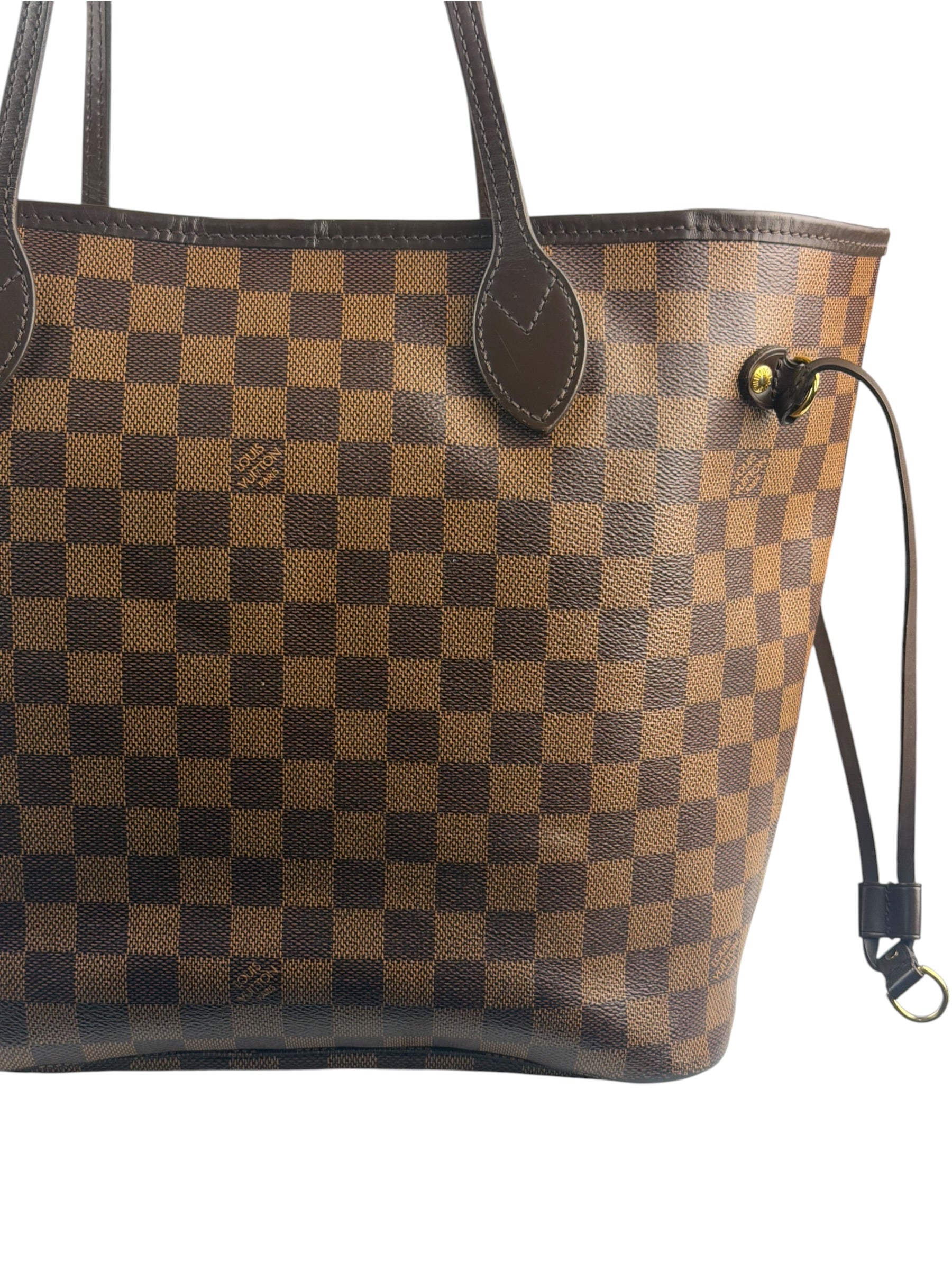 Louis Vuitton Damier Ebene Neverful MM Tote Bag