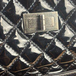 Chanel Black Patent Leather 2.55 Reissue Tote Bag 2010