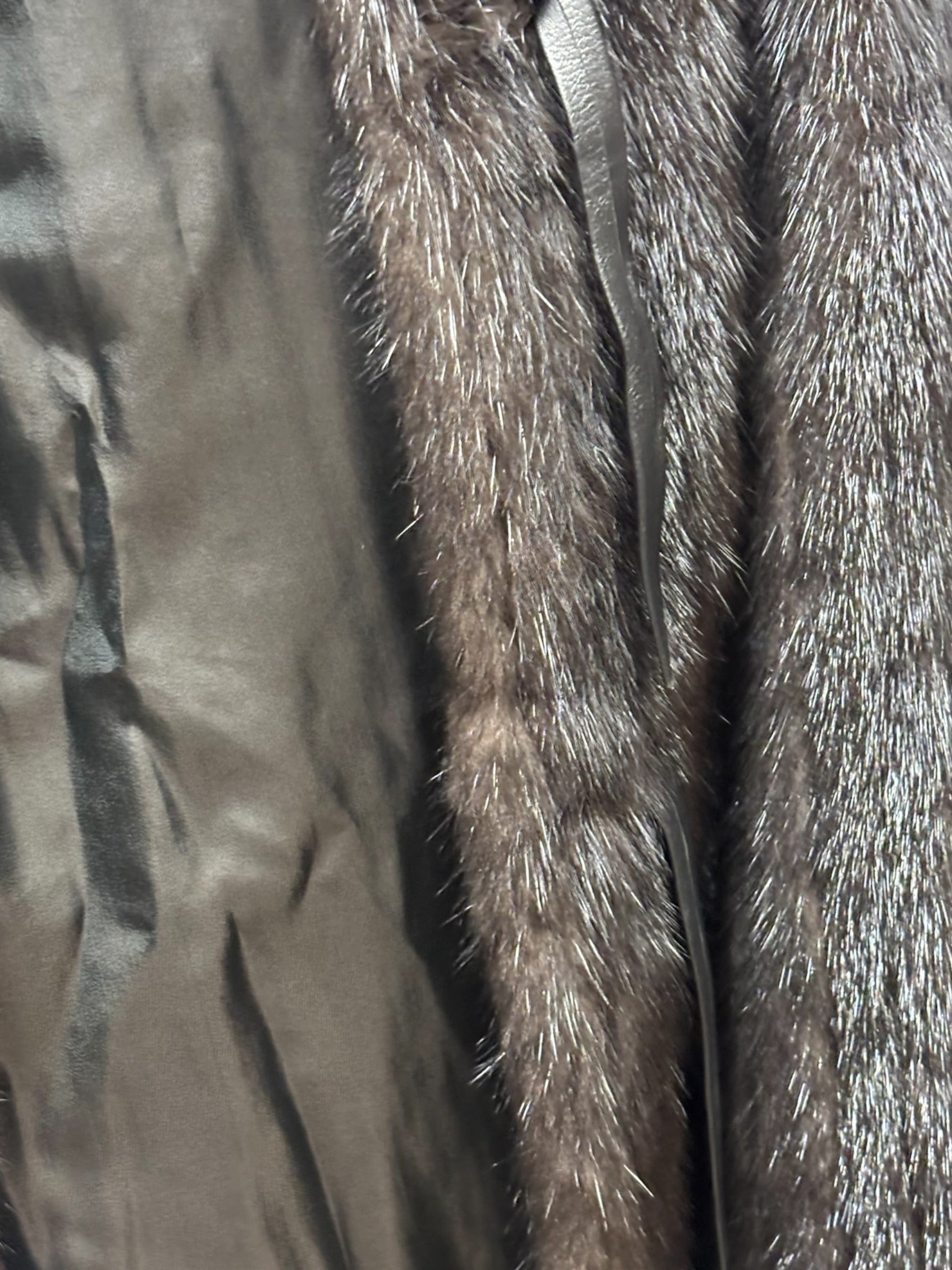 Grosvenor Canada Brown Striped Mink Fur
