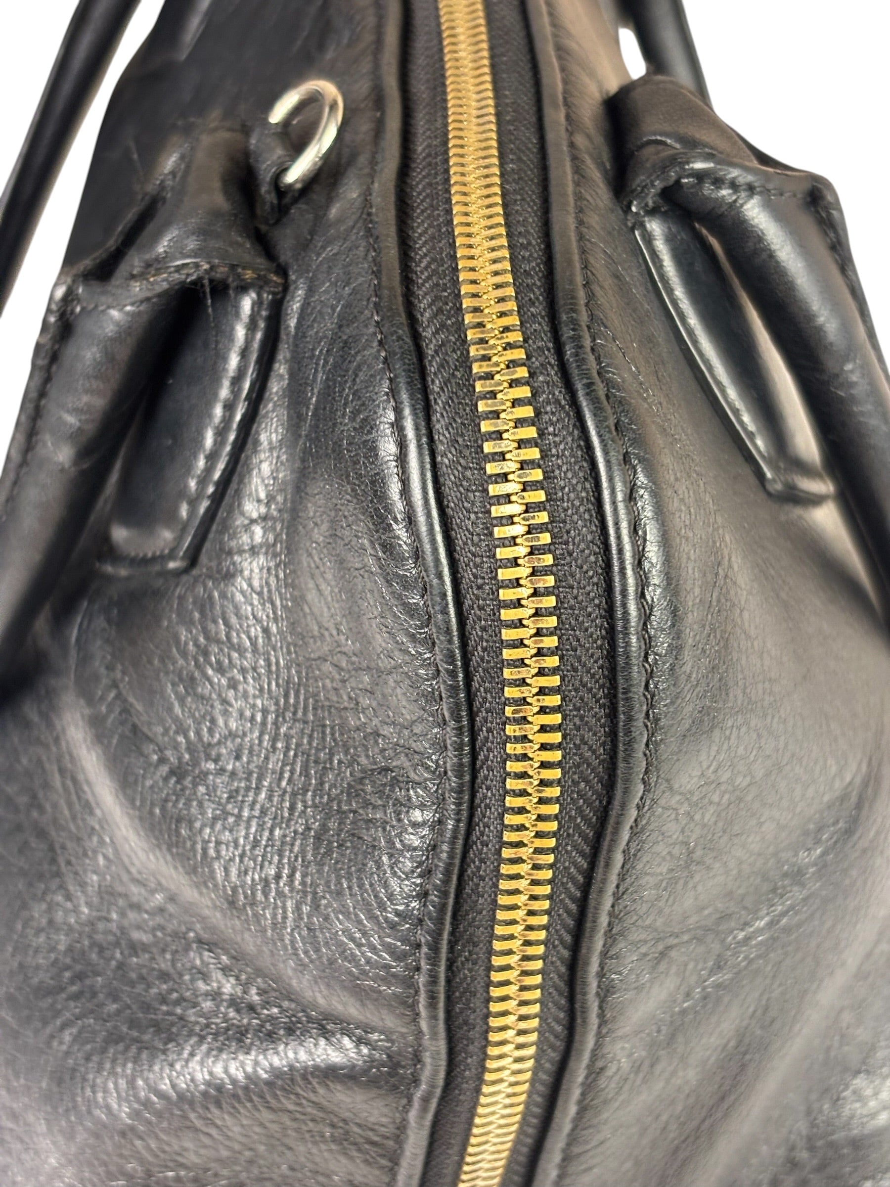 Vivienne Westwood Black Leather Shoulder Bag