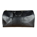 Louis Vuitton Noir Epi Leather Keepall 55