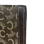 Celine Vintage Canvas Snap Trifold Wallet