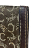 Celine Vintage Canvas Snap Trifold Wallet