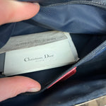Christian Dior 2005 Doctor Bag Navy/Red Leather Trim
