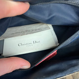 Christian Dior 2005 Doctor Bag Navy/Red Leather Trim