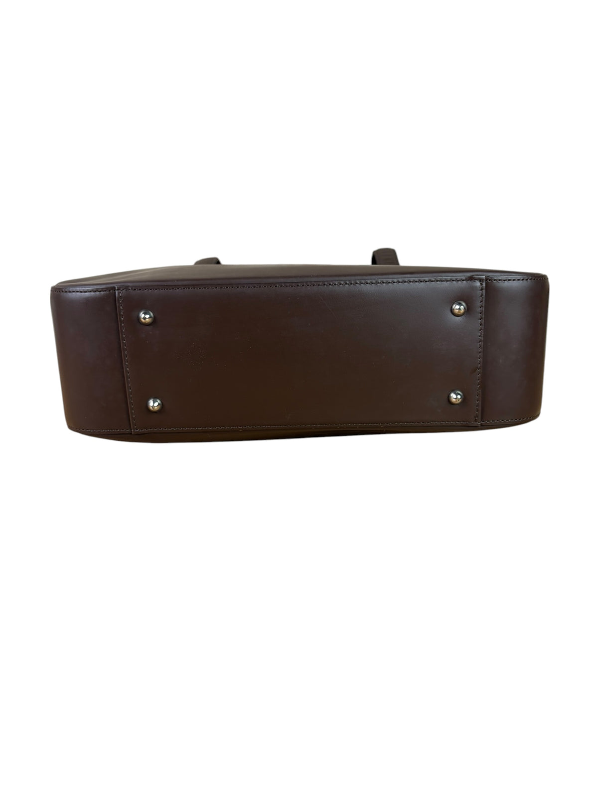 Burberry Brown Leather House Check Tote