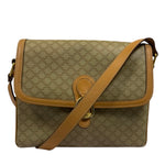 Celine Vintage Macadam Coated Canvas Crossbody Bag