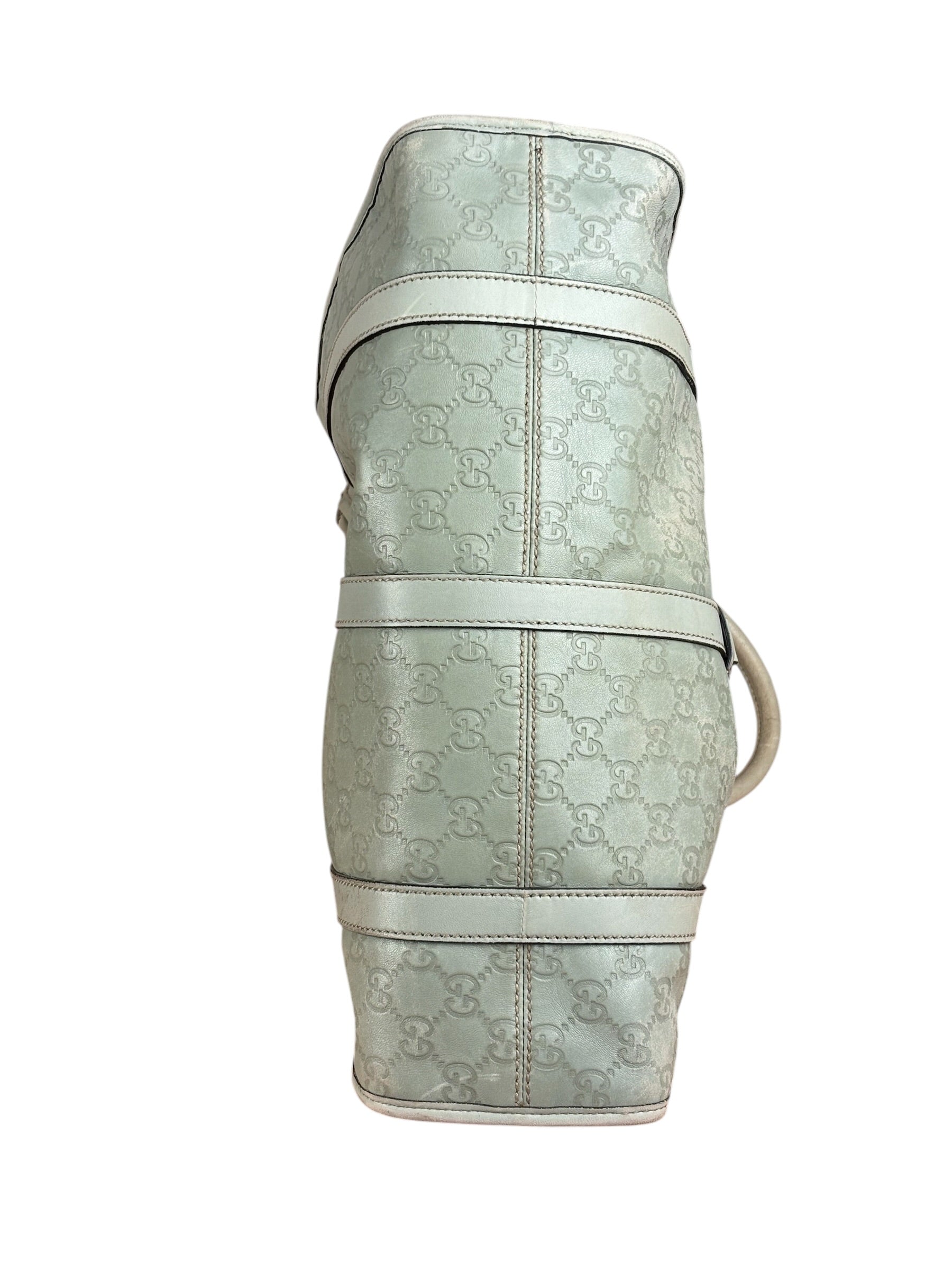 Gucci Green GG Monogram Guccissima Jackie Hobo Bag