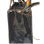 Off-White Black Patent Leather Kids Butterfly Bookish Two-Way Bag