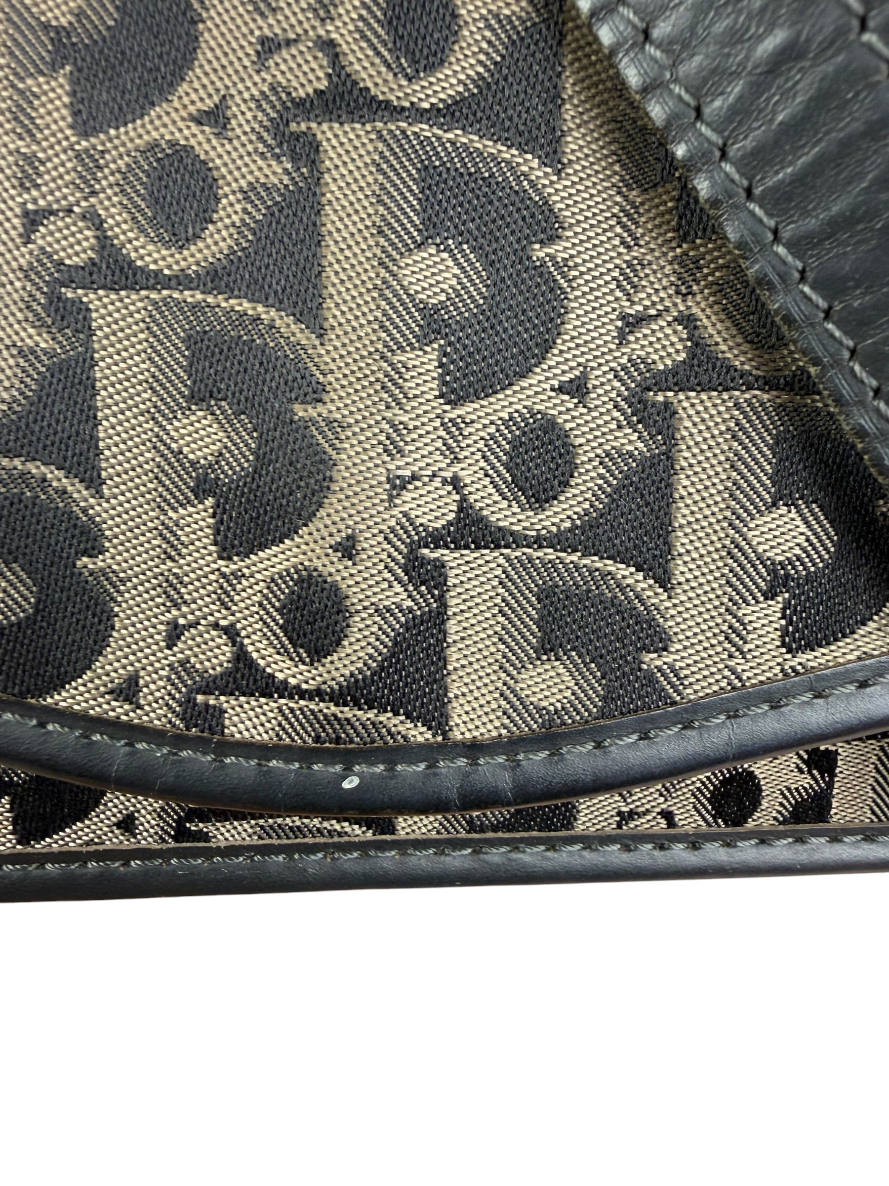 Christian Dior Vintage Monogram Trotter Messenger Bag