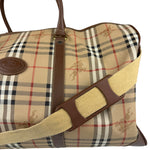 Burberry Vintage House Check Duffel Bag