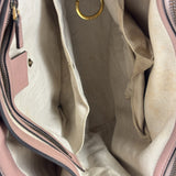 Gucci Dusty Rose Patent Leather Horsebit Two-Way Tote