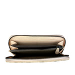 Bottega Veneta Pink Intreccio Snake Leather Long Wallet