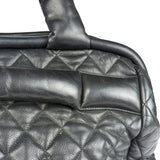 Chanel Black Caviar Quilted Coco Cocoon Bowler Bag 2009