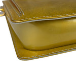 Louis Vuitton Yellow Patent Leather Vernis Mott Accessory Pouch