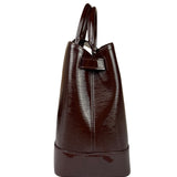 Louis Vuitton Burgundy Epi Patent Leather Electric Mirabeau Handbag MM