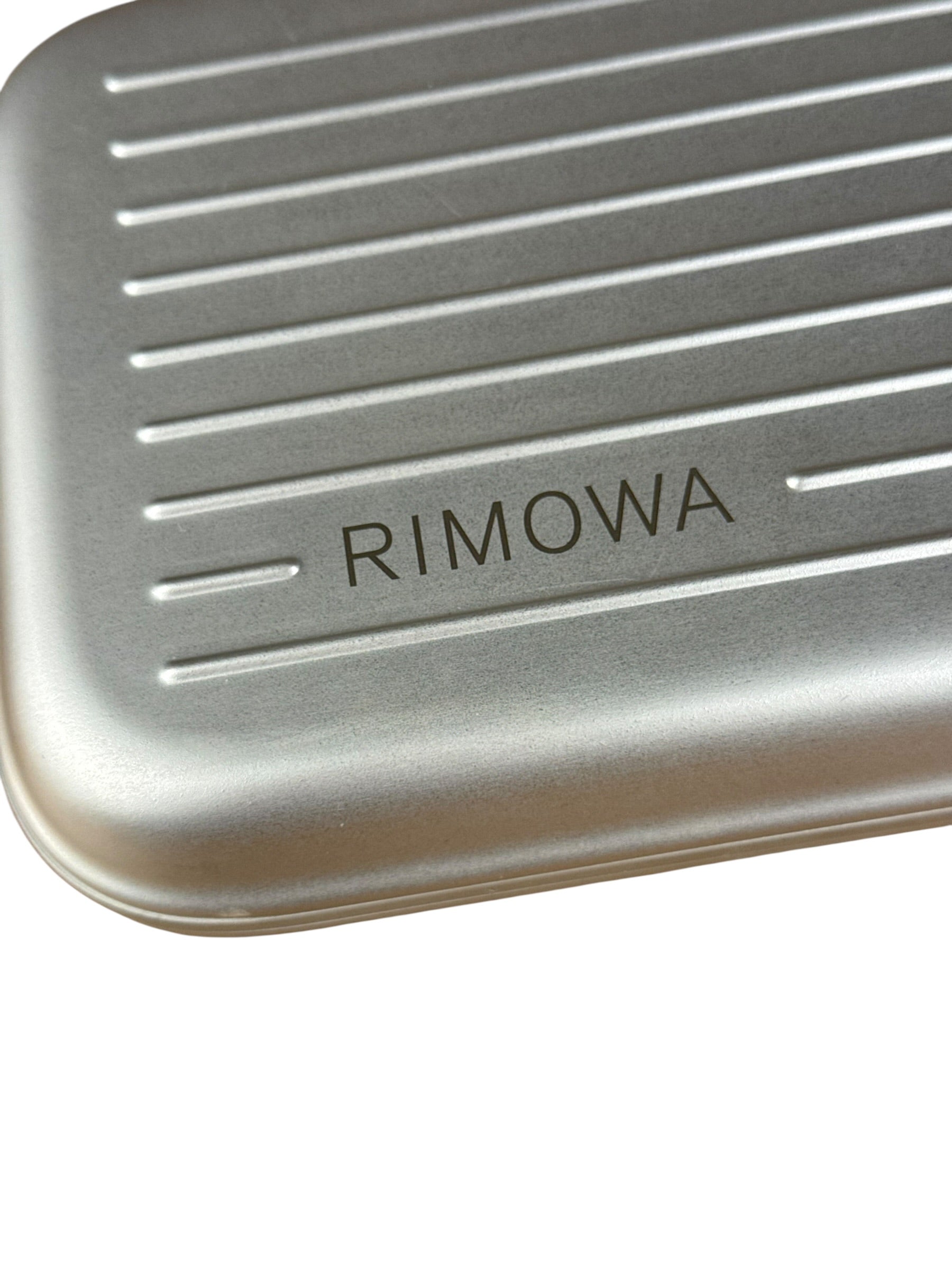 Rimowa Aluminium Personal Sling Clutch Silver