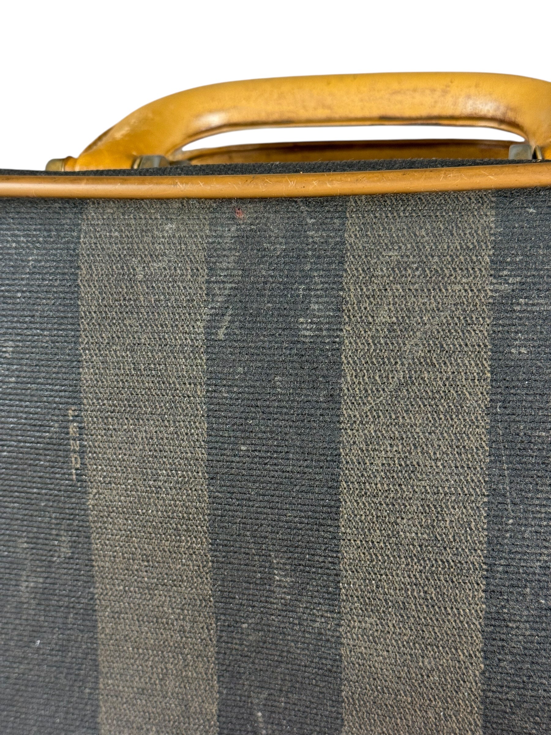Fendi FF Vintage Striped Briefcase