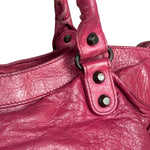 Balenciaga Pink Leather Classic City Two-Way Bag