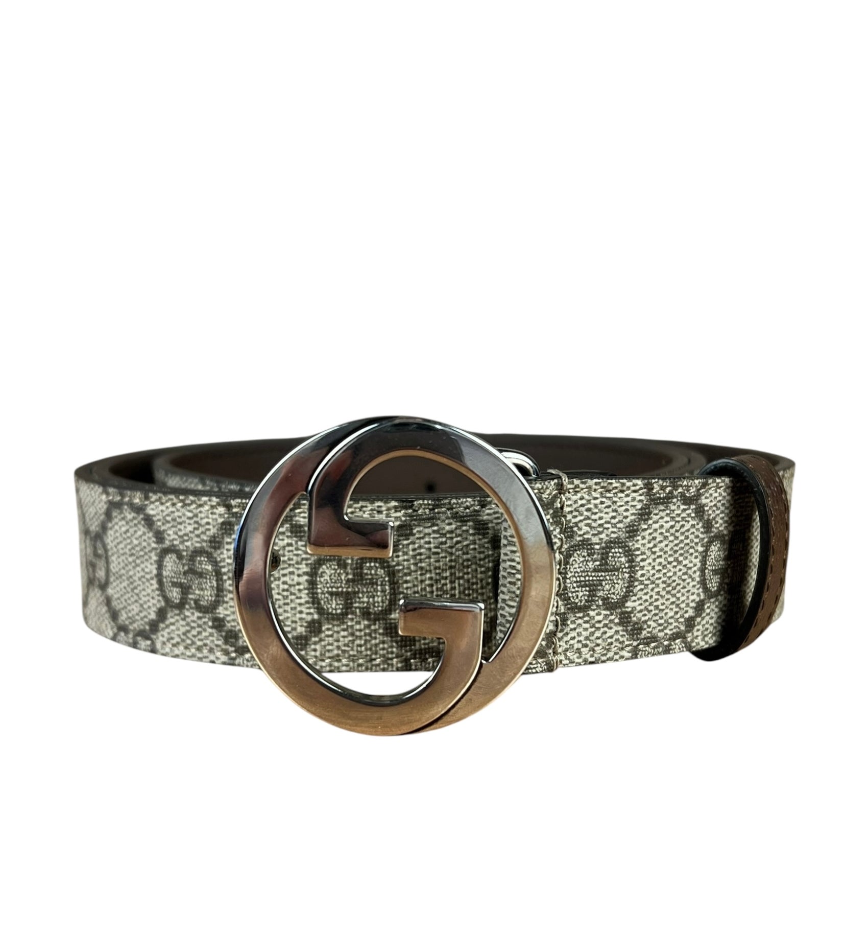 Gucci Coated Canvas Monogram GG Belt