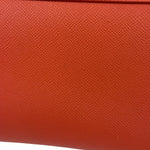 Celine Auburn Orange Leather Mini Belt Top Handle Bag