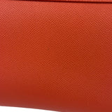Celine Auburn Orange Leather Mini Belt Top Handle Bag