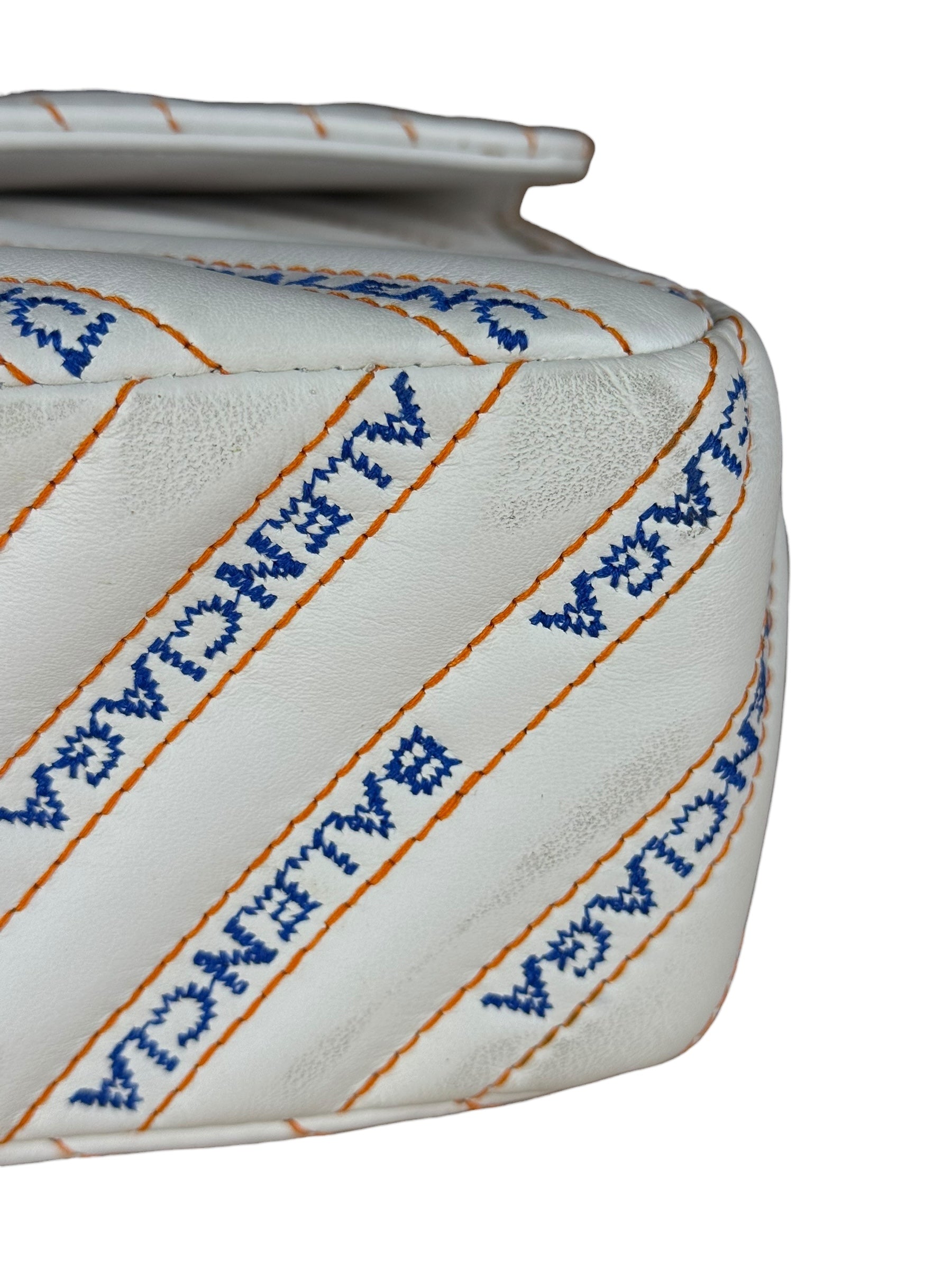 Balenciaga Calfskin Leather Souvenir Charm Bag w/ Dust Bag