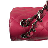 Chanel Pink Quilted Lambskin Jumbo Double Flap Bag 2014