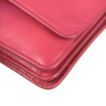 Prada Pink Saffiano Leather Pouchette