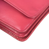 Prada Pink Saffiano Leather Pouchette