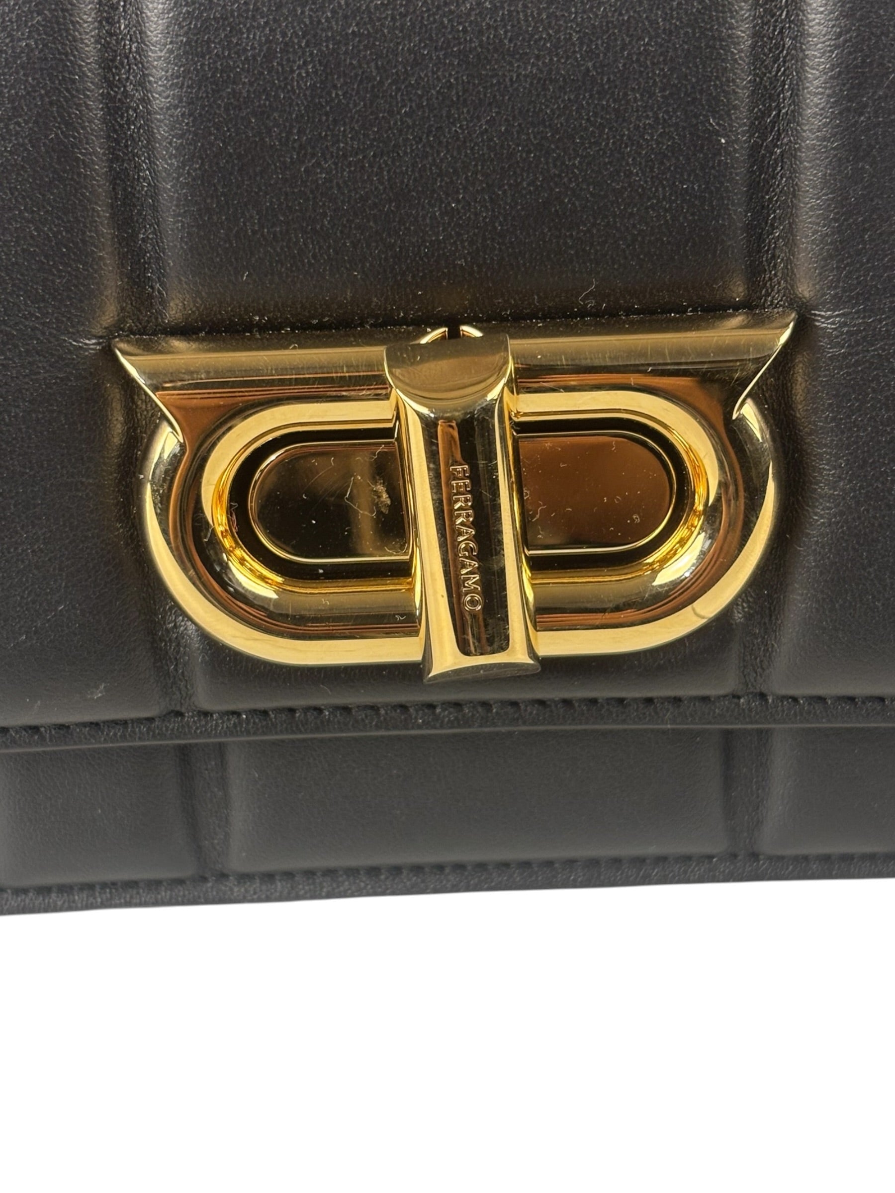 Ferragamo Mini Gancini Shoulder Bag